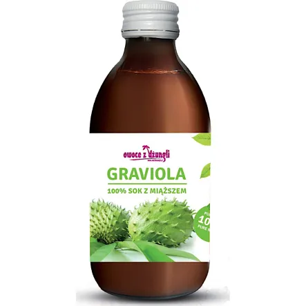Sok z Miąższem z Gravioli 500 ml Owoce z Dżungli