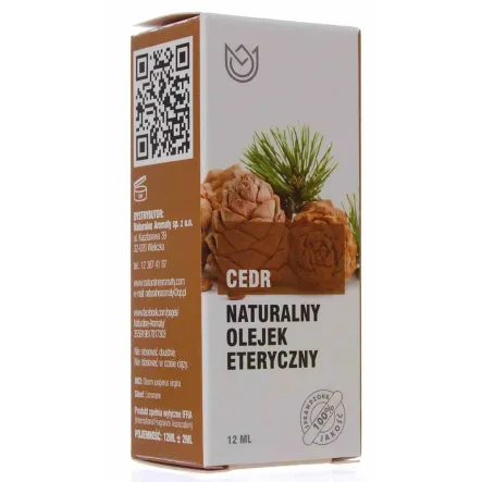 Naturalny Olejek Eteryczny Cedr 10 ml - Naturalne Aromaty