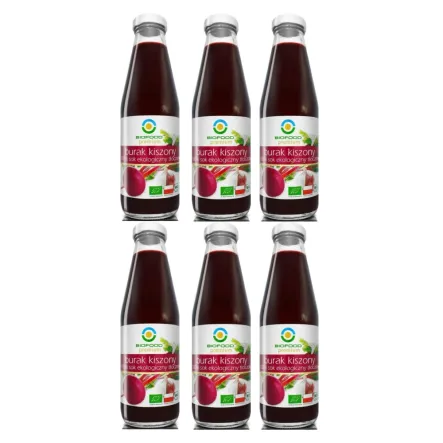 6 x Sok Z Buraka Kiszony Duży Bio 500 ml - Bio Food