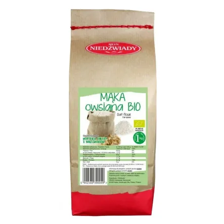 Mąka Owsiana Typ 2000 Eko 1 kg - Młyn Niedźwiady