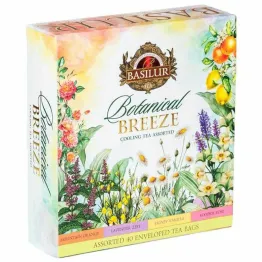 Mieszanka Herbat z Dodatkami Botanical Breeze Cooling Tea Assorted 65 g (40 Saszetek) - BASILUR