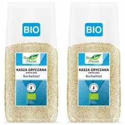 Zestaw 2 x Kasza Gryczana Niepalona Bezglutenowa Bio 1 kg - Bio Planet