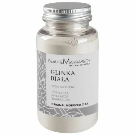 Biała Glinka Kaolinowa Cera Wrażliwa 150 ml - Beaute Marrakech