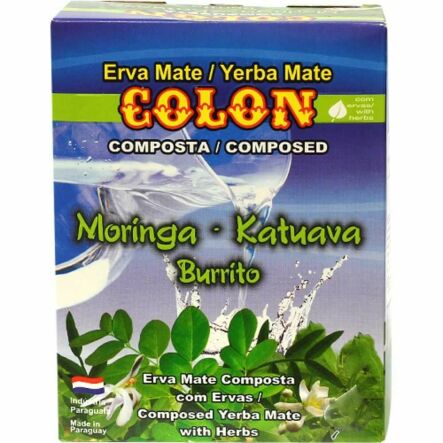 Yerba Mate Colon Moringa Katuava Burrito 500 g