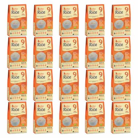 Zestaw 20 x Makaron Konjac w Kształcie Ryżu Bezglutenowy Bio 385g - Better Than Foods