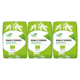 3 x Mąka z Konopi Bio 400 g - Bio Planet