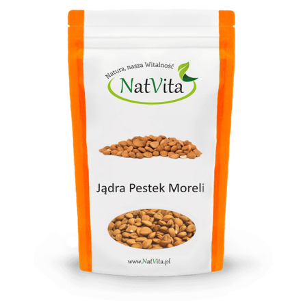 Jądra Pestek Moreli 250 g Natvita