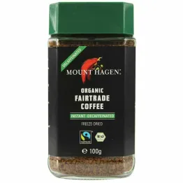 Kawa Rozpuszczalna Bezkofeinowa Fair Trade Bio 100 g Mount Hagen