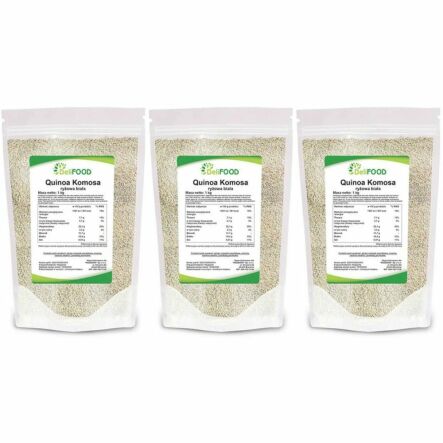 3 x Quinoa Komosa Ryżowa Biała 1 kg - Delifood