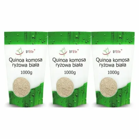 3 x Quinoa Komosa Ryżowa Biała 1000 g Vivio