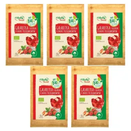 5 x Bio Galaretka z Agarem o Smaku Truskawkowym 38 g - Vitally-Food