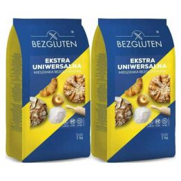 2 x Ekstra Uniwersalna Mieszanka Bezglutenowa 1 kg - Bezgluten