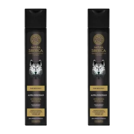 2 x Orzeźwiający Żel pod Prysznic MEN Alfa 250 ml - Natura Siberica