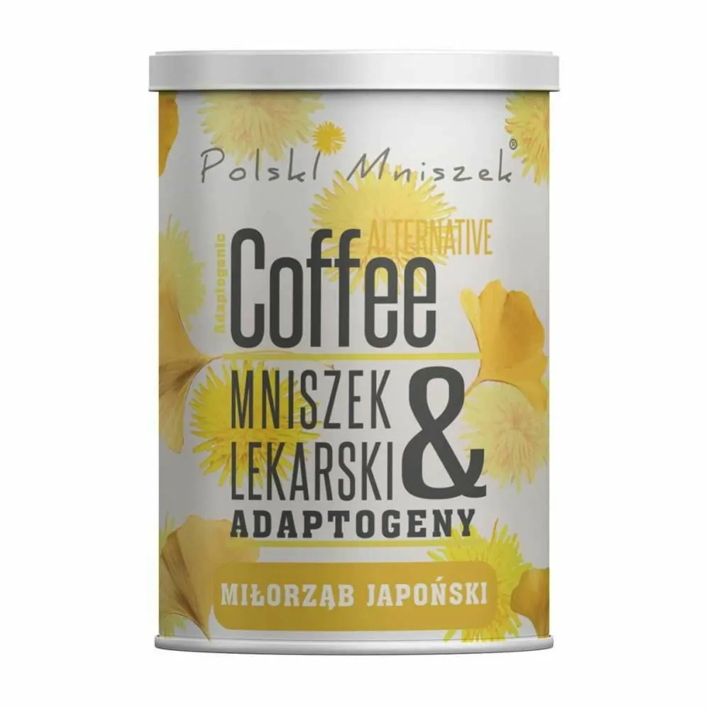 Kawa z Mniszka Lekarskiego z Adaptogenami MIŁORZĄB JAPOŃSKI 150 g - Polski Mniszek