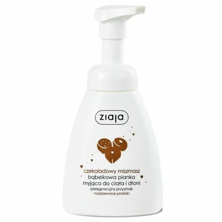 Bąbelkowa Pianka Myjąca do Ciała i Dłoni CZEKOLADOWY MISZMASZ 250 ml - Ziaja