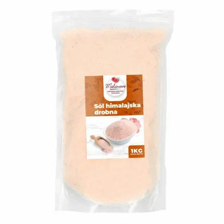 Sól Himalajska Drobna 1 kg Malinowe
