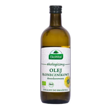 Olej Słonecznikowy do Smażenia BIO 1 l - EkoWital