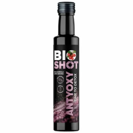 Shot Antyoxy XXL z Aceroli i Aronii  Bio 250 ml -  A To Dobre! (data: 30.11.2025)