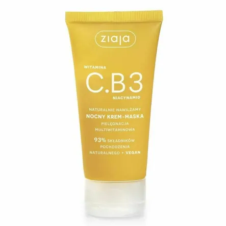 Nocny Krem - Maska Witamina C. B3 50 ml - Ziaja