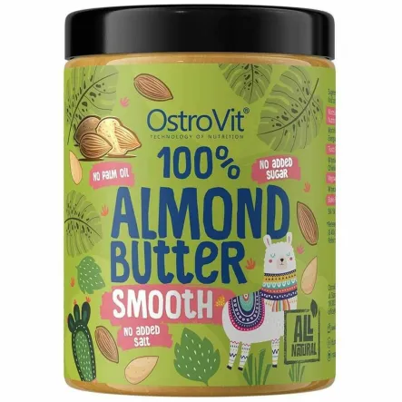 Masło Migdałowe Smooth 1 kg - OstroVit