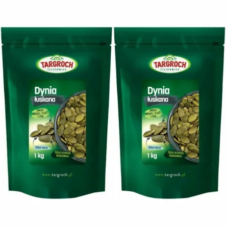 2 x Pestki Dyni bez Łupiny Doypack 1 kg - Targroch