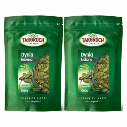 2 x Pestki Dyni bez Łupiny Doypack 1 kg - Targroch