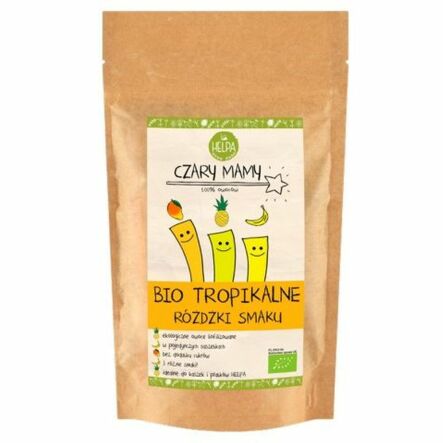 Różdżki Smaku Tropikalne Liofilizowane Owoce Bio 18 g (9x 2 g) - Helpa (data: 03.10.2025)