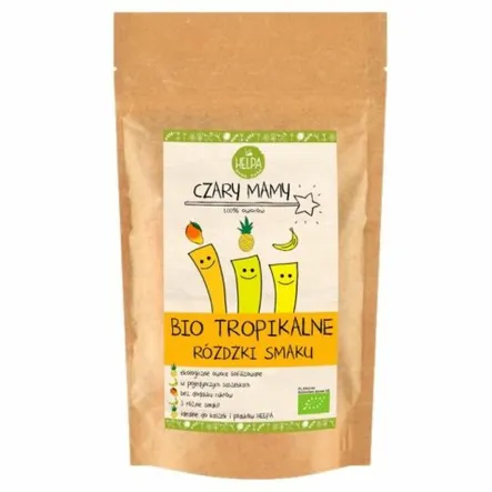 Różdżki Smaku Tropikalne Liofilizowane Owoce Bio 18 g (9x 2 g) - Helpa (data: 03.10.2025)