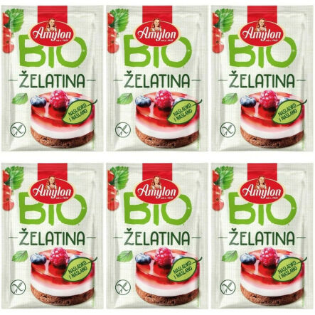 6 x Żelatyna w Proszku Bezglutenowa Bio 20 g – Amylon
