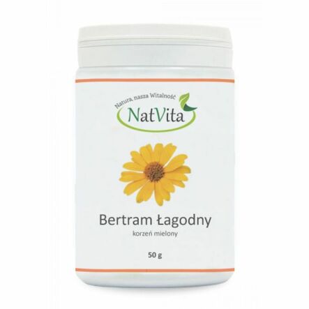 Bertram Łagodny Korzeń Mielony 50 g - Natvita