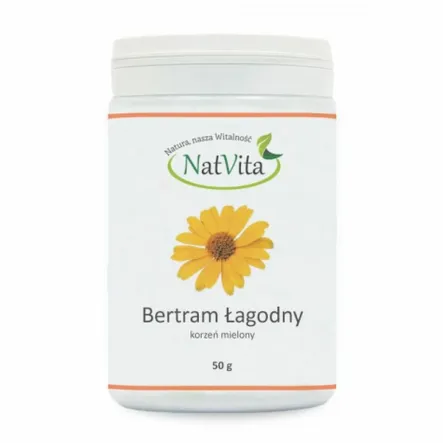 Bertram Łagodny Korzeń Mielony 50 g - Natvita