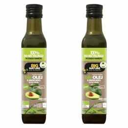 Olej z Awokado Extra Virgin Bio 500 ml (2 x 250 ml) - Big Nature