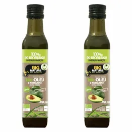 Olej z Awokado Extra Virgin Bio 500 ml (2 x 250 ml) - Big Nature