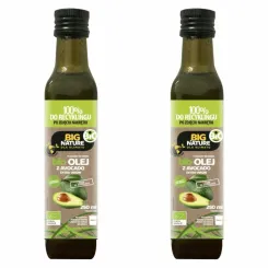 Olej z Awokado Extra Virgin Bio 500 ml (2 x 250 ml) - Big Nature