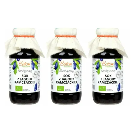 3 x Sok z Jagody Kamczackiej NFC  Bio 330 ml - Batom