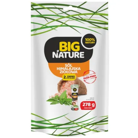 Zapas Sól Himalajska Ziołowa 278 g - Big Nature