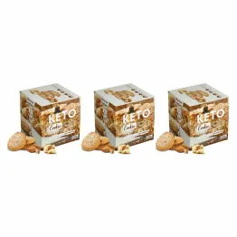 3 x KETO Snack Ciasteczka Migdałowe z Nerkowcami 100 g -  CambioLabs