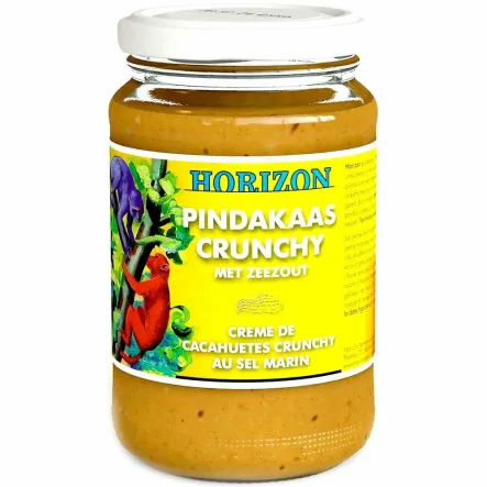 Krem z Orzechów Ziemnych Crunchy z Solą Morską Bio 350 g - Horizon