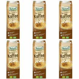 6 x  Napój Owsiany o Smaku Kawy Bez Dodatku Cukru Bio 1 l - Natumi