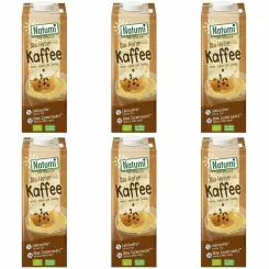 6 x  Napój Owsiany o Smaku Kawy Bez Dodatku Cukru Bio 1 l - Natumi