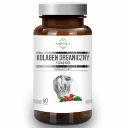 Kolagen Organiczny z Dziką Różą 60 Kapsułek - Soul Farm