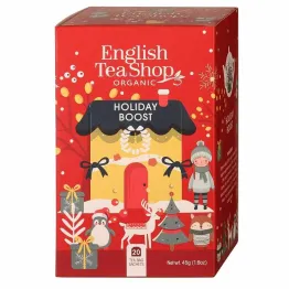 Herbatka Xmas Holiday Boost BIO 20 Saszetek z Dedykacją - English Tea Shop