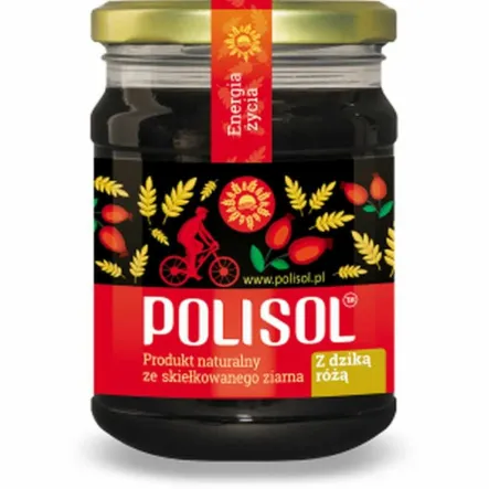 Polisol z Dziką Różą - Naturalny Produkt ze Skiełkowanego Ziarna 250 ml - Poldingroup