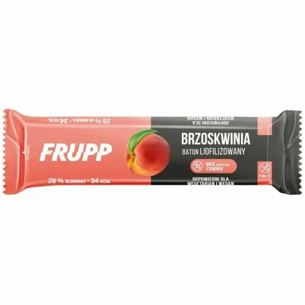 Baton Liofilizowany Brzoskwiniowy Bezglutenowy 10 g - Frupp