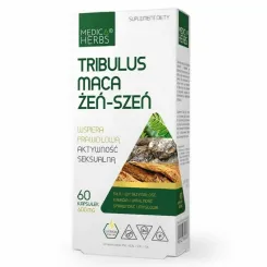 Tribulus+ Maca+ Żeń - Szeń 60 Kapsułek - Medica Herbs