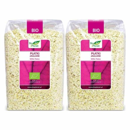Polskie Płatki Jaglane Bio 600 g Bio Planet - Zestaw 2 x 600 g