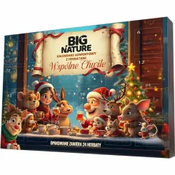 Kalendarz Adwentowy z 24 Różnymi Herbatami+ Zaparzaczem WSPÓLNE CHWILE 157,5 g - Big Nature