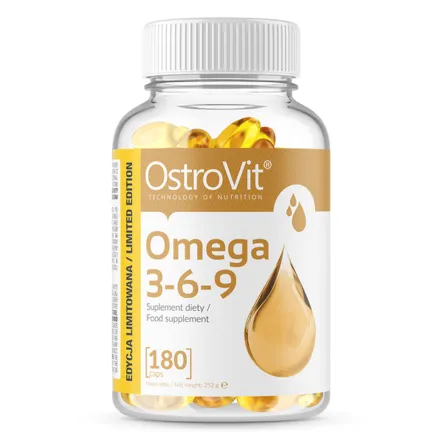 OstroVit Omega 3-6-9 180 kapsułek 252 g
