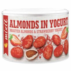 Eggs in Yogurt Prażone Migdały w Białej Czekoladzie Jogurt i Truskawki  240 g - Mixit
