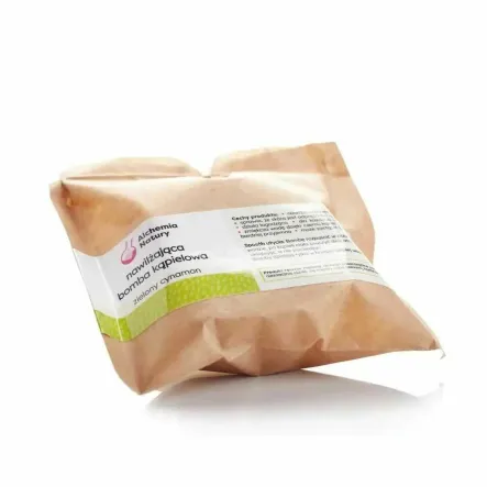 Nawilżająca Bomba Kąpielowa ZIELONY CYNAMON 90 g - Alchemia Natury